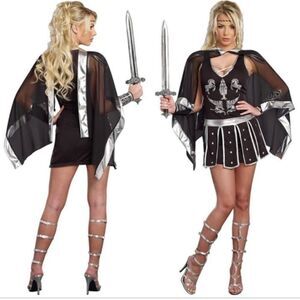 ADULT HALLOWEEN COSTUME GLORIOUS GLADIATOR SIZE XL 160-180LBS NWT